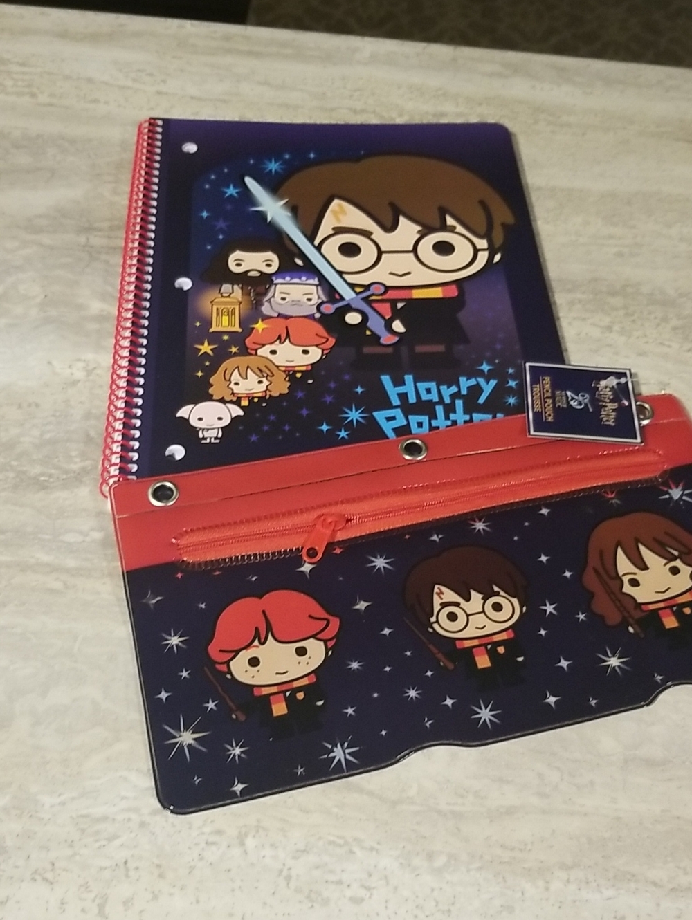 Warner Bros. Harry Potter Notebook and Zip Case Set